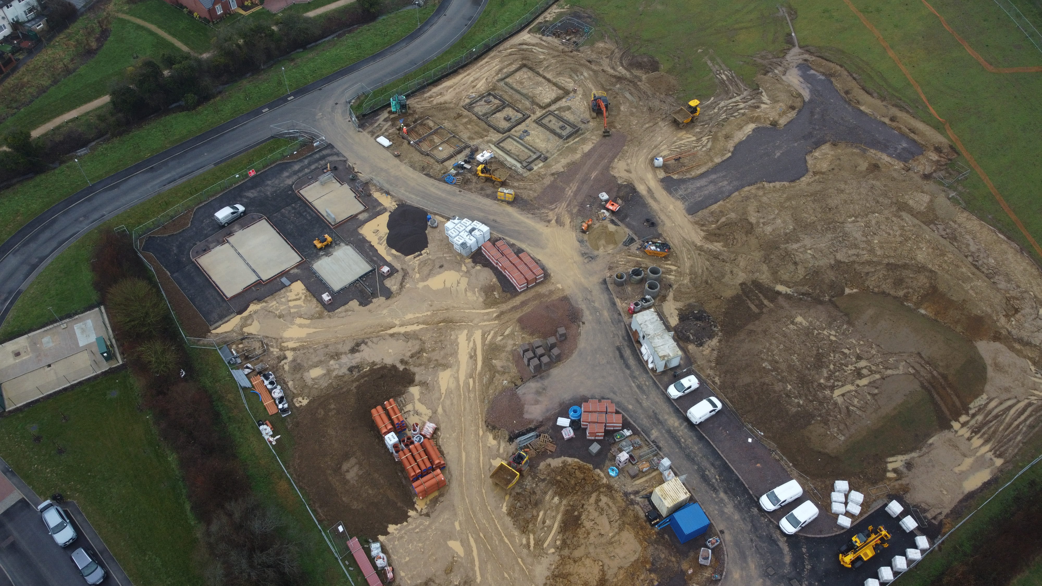 Lyneham Wiltshire Civil Engineering Project United Kingdom