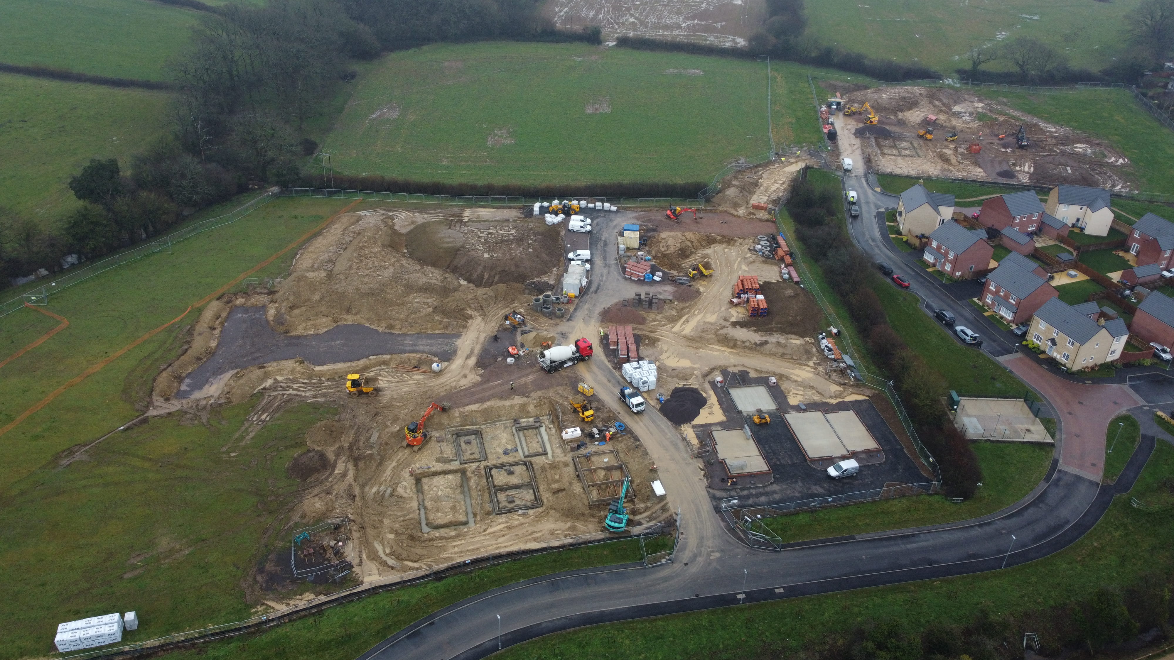 Lyneham Wiltshire Civil Engineering Project United Kingdom