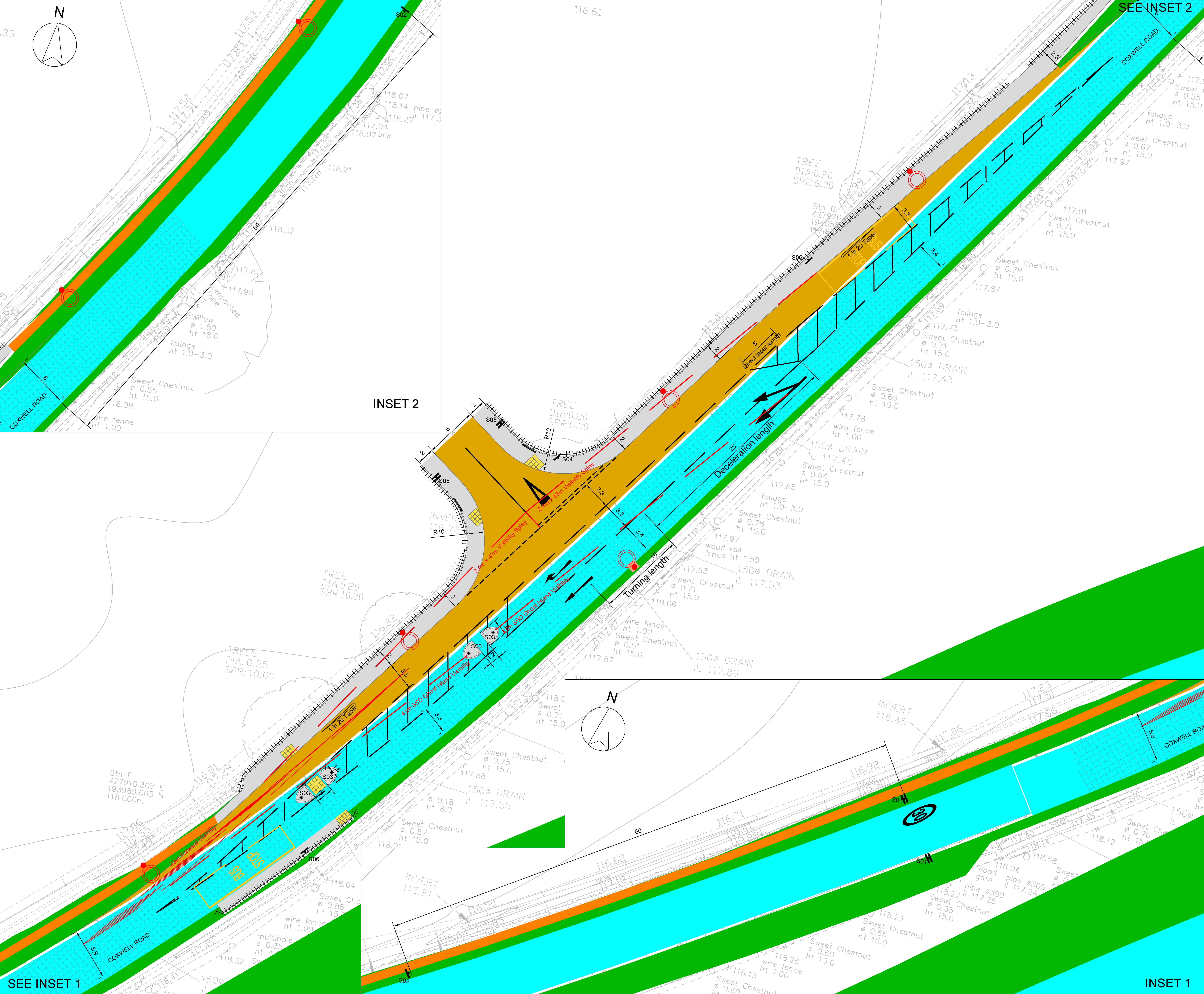 Badbury Green Off-Site Works Civil Engineering Project United Kingdom