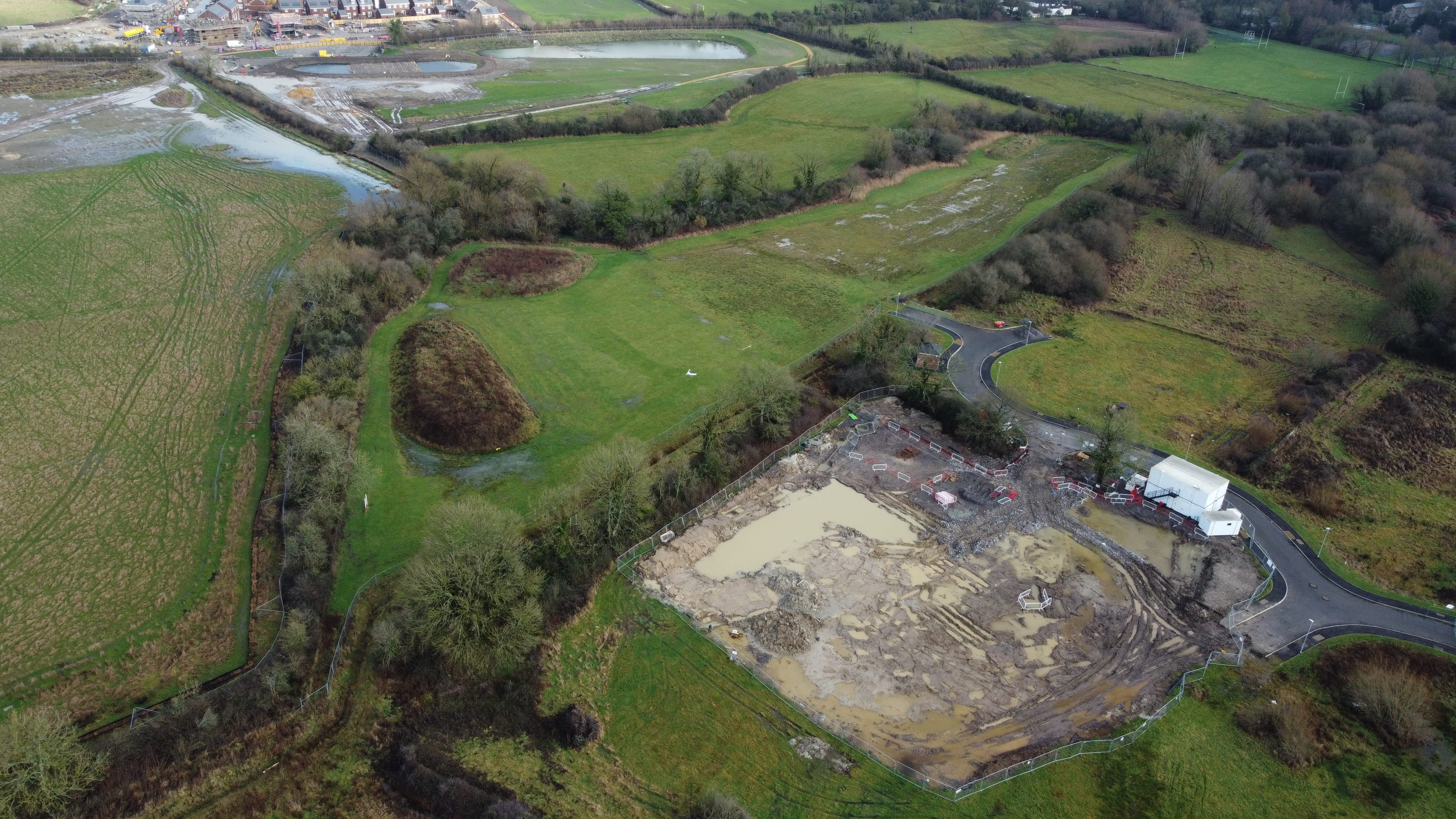 Grove Chase Wiltshire Civil Engineering Project United Kingdom